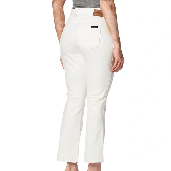 Calvin Klein High Rise Cripped Kick Boot - Picture 2 of 10